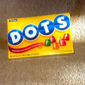 6.5 OZ box of dots. Never opened. Expires in September 2022
